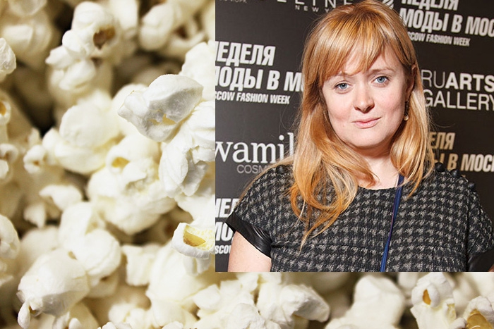 Анна Михалкова и поп-корнКинематографисты традиционно презирают поп-корн как атрибут невнимательных и нетребовательных зрителей, жаждущих развлечения