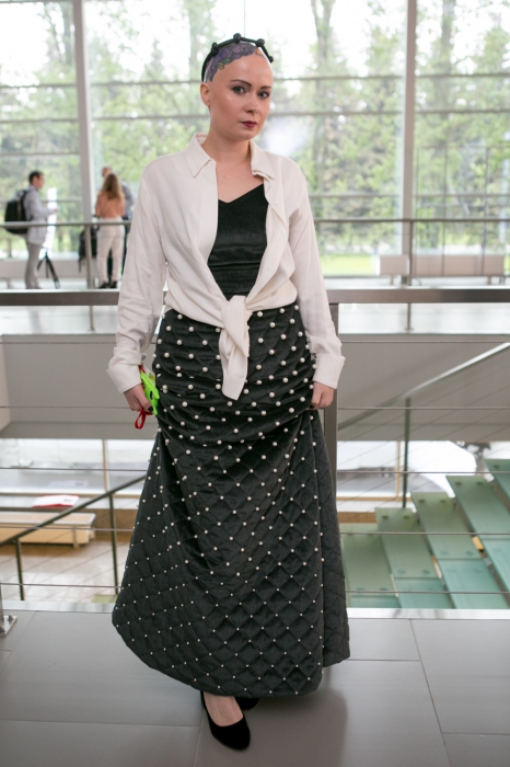 Катя Рок То ли яйцо Фаберже в подставке из жемчуга, то ли стеганое одеяло. От многого в тот вечер было такое же двойственное впечатление.