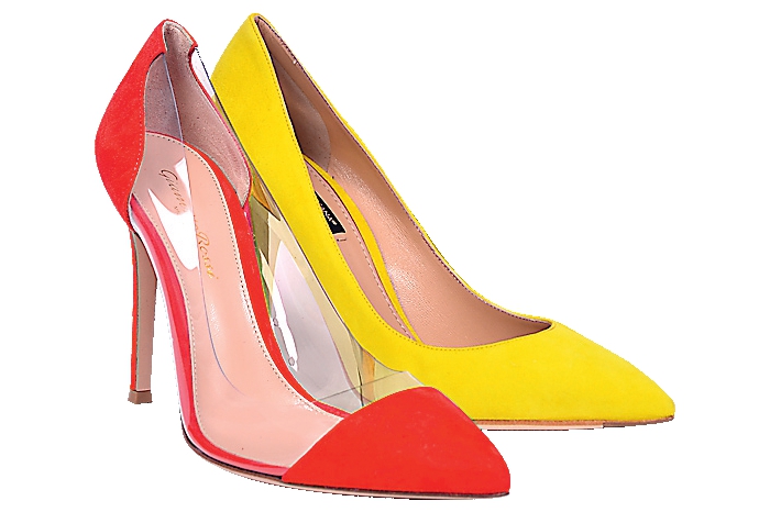 Туфли, Dolce&Gabbana, 25 069 руб.Туфли с плексигласом, Gianvito Rossi, 29 420 руб.