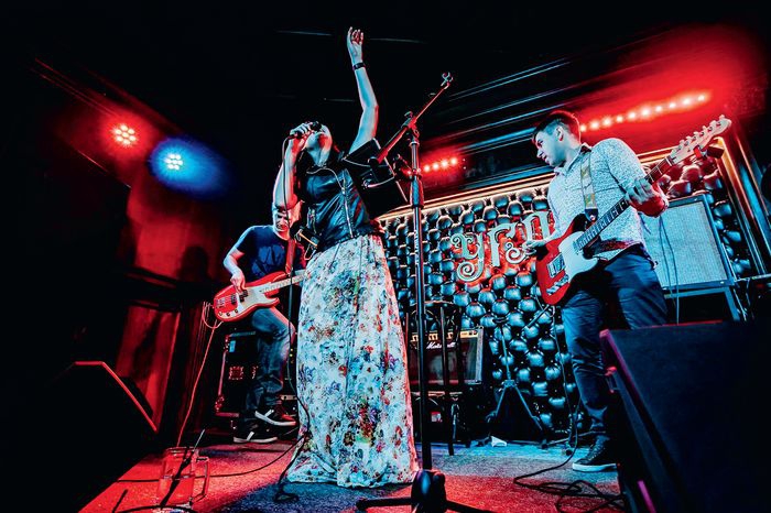 Каждый день в «Углях» звучит живая музыка от лучших джазовых коллективов города: Ostin Jazz Band, Chariot, Boogie Band и других. Качество звука