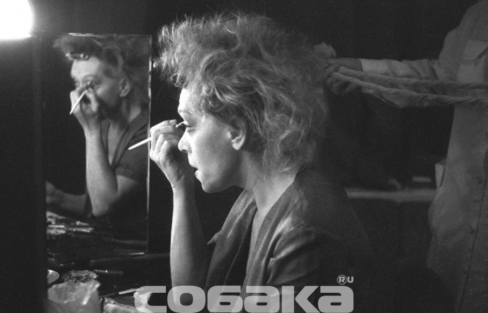 В гримерке БДТ перед спектаклем «Этот пылкий влюбленный»