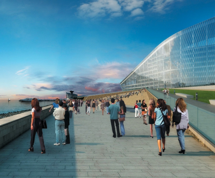 В проекте запланированы общедоступная смотровая площадка и обустроенная прогулочная зона