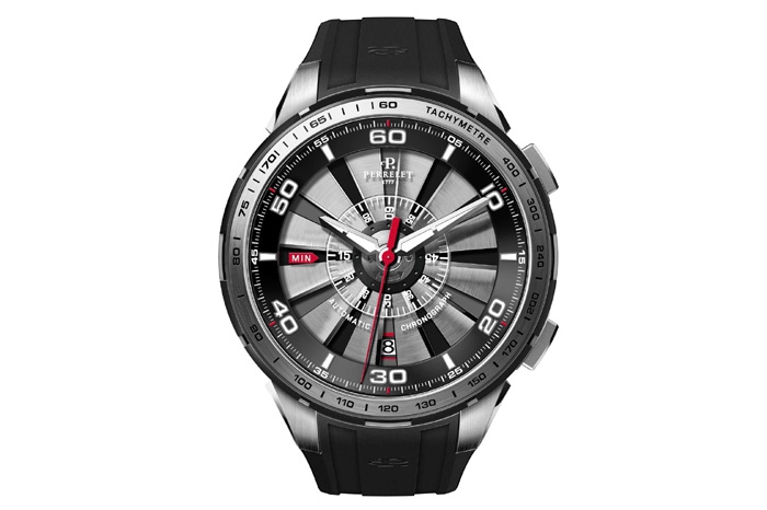 Turbine Chrone, Perrelet Часовщики Perrelet взялись за перпетуум мобиле в 2009 году. Тогда появилась коллекция Turbine с автоподзаводом, в которой