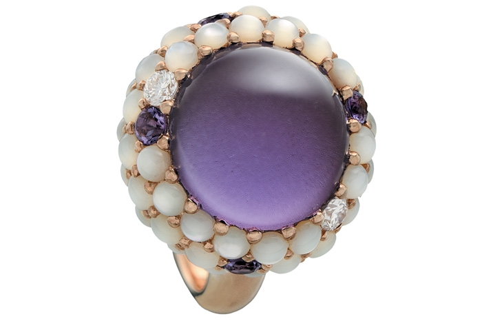 Matrix, Sofragem Аппетитные драгоценные камни сложены в этом кольце по образу и подобию сладчайшего рамбутан