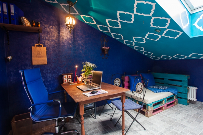 «Чехлы для собранных из паллетов диванов сшиты нашей клиенткой»