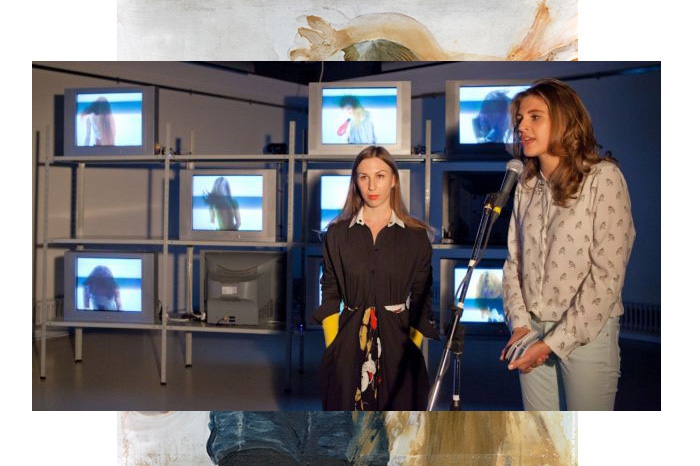 Вероника Рудьева-Рязанцева Родом из Красноярска, окончила Мухинское училище по классу монументально-декоративной живописи и программу «Новые