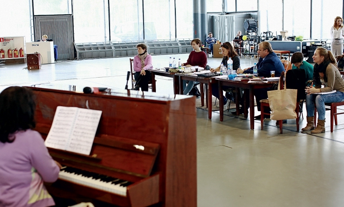 На репетиции оперы «Манон Леско».