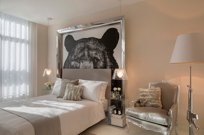 Интерьер спальни, стиль Minimal