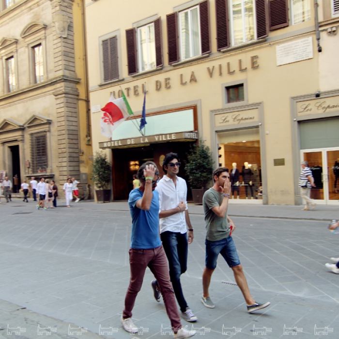 Итальянские прохожие.