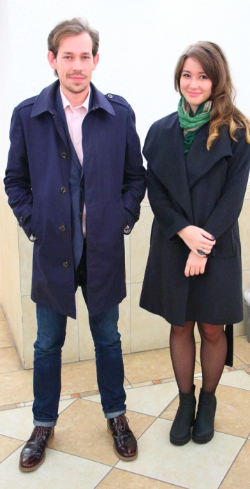 Гоша Морозов, Регина Уразаева Ребята творческие, но в гардеробе творчество отсутствует. Как будто с работы забежали на пять минут, успев почистить