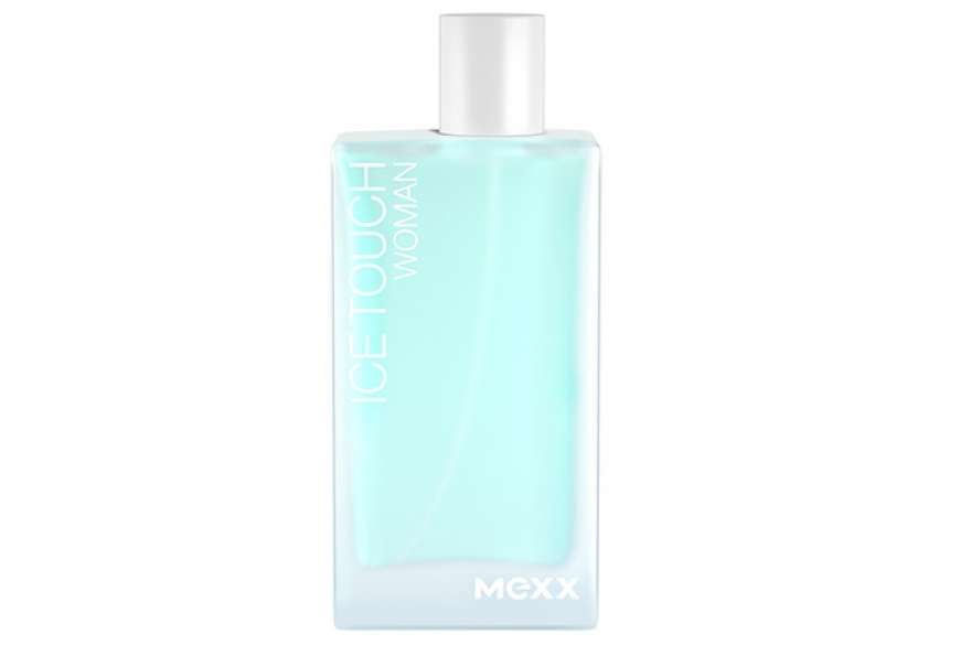 Ice Touch Woman, Mexx Флакон-льдинка, отколовшийся от арктического айсберга, пропагандирует ЗОЖ: будит даже самым темным и ранним ноябрьским утром