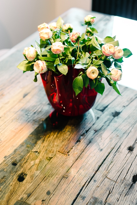 Обеденный стол из шпал