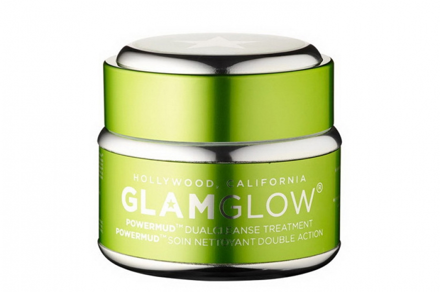 PowerMud, GlamGlow Детокс-маска демонстрирует библейские чудеса, превращаясь из матирующей глины (бразильской белой, бентонита, каолиновой и