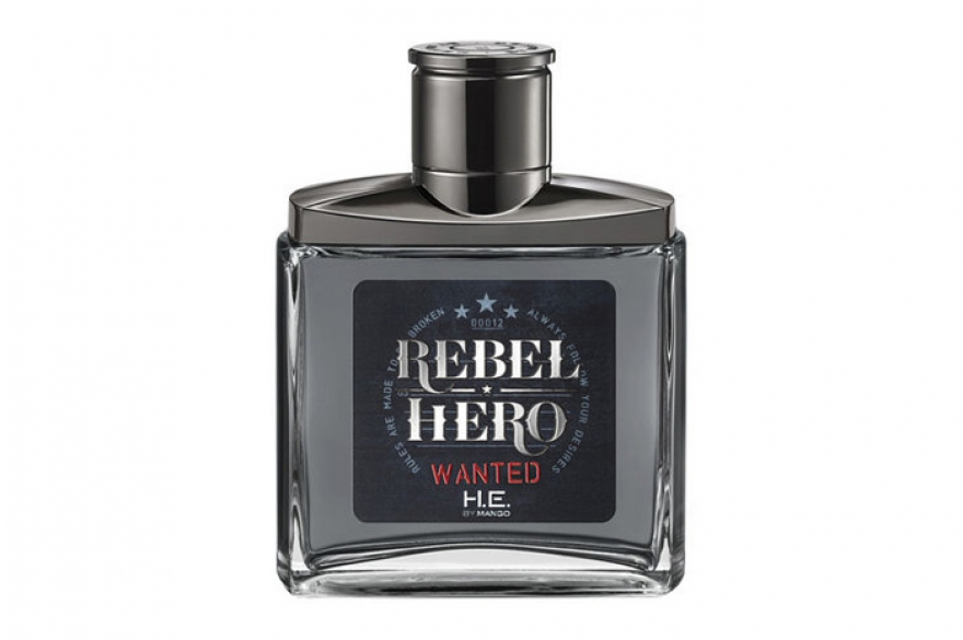 Rebel Hero Wanted, H.E. by Mango Мятежный герой с лицом модели Андреса Веленкосо, судя по промо аромата, любит запретные плоды. Так что красное