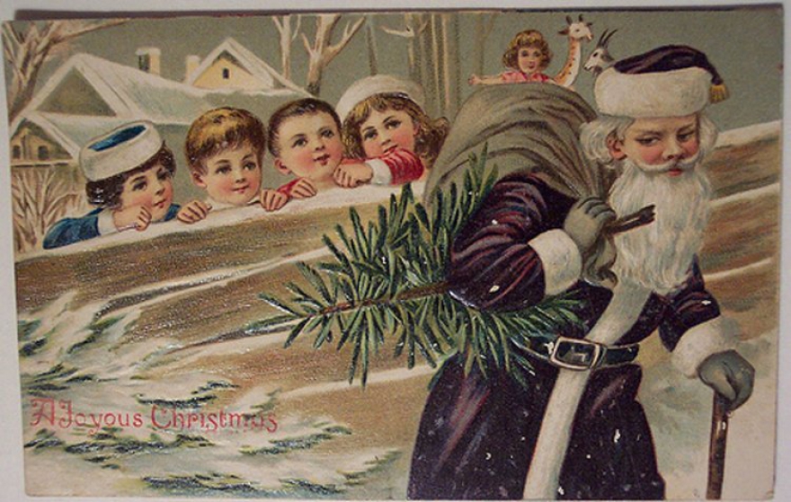 Всего лишь кусочек раскрашенного картона, а сколько радости он приносил тем, кому адресовался в начале прошлого века. Да и сейчас взглянешь на эти