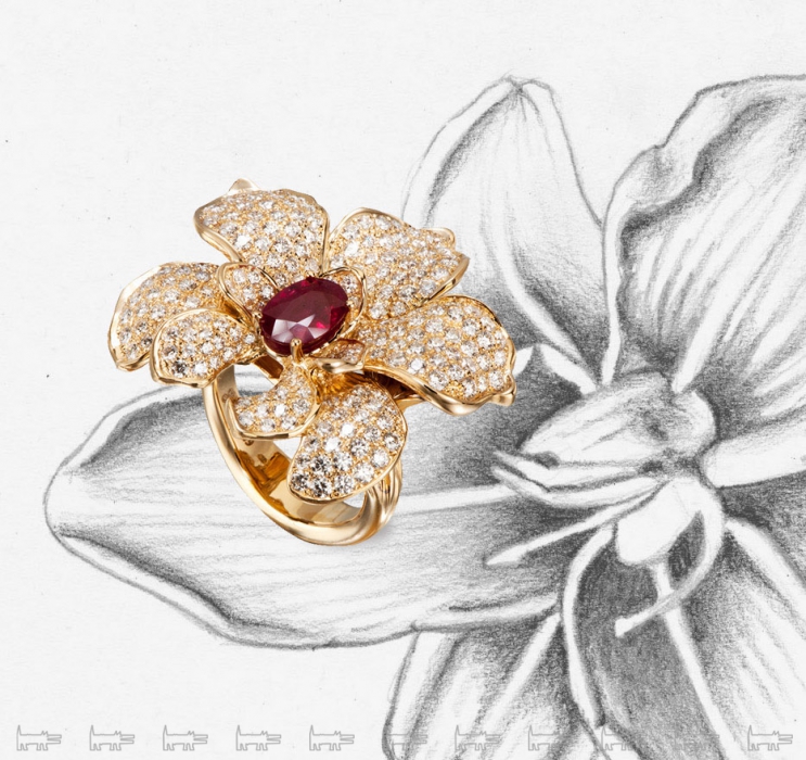 Орхидея – не просто самый популярный элемент узора манильской шали. В начале XIX века аристократа можно было отличить от буржуа не по богатому одеянию