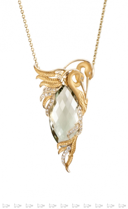 Линия Garzas рассказывает историю пары влюбленных птиц, что сплетаются в объятии – так цапли желали бы провести остаток своих дней.