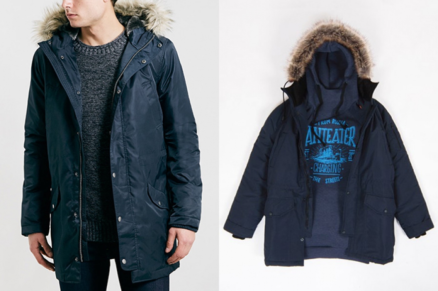 Куртка Topman, 4 999 рублей VS куртка Anteater, 5 799 рублей Верхняя одежда в масс-маркете, конечно, бесконечно красивf, но чаще всего не справляется
