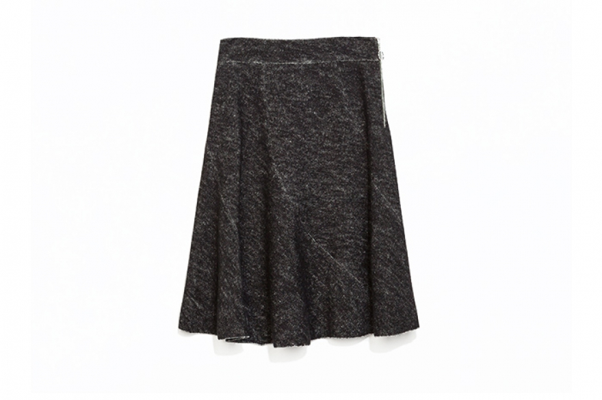 Трикотажная юбка Zara, 1 590 рублей