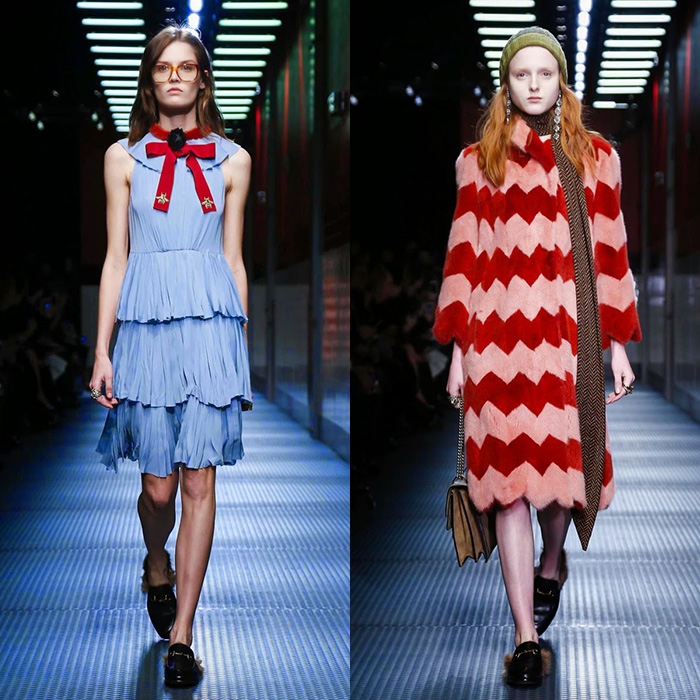 Gucci Самым ожидаемым шоу в программе Milan Fashion Week стал показ Gucci: итальянский бренд представил первую женскую коллекцию во главе с новым