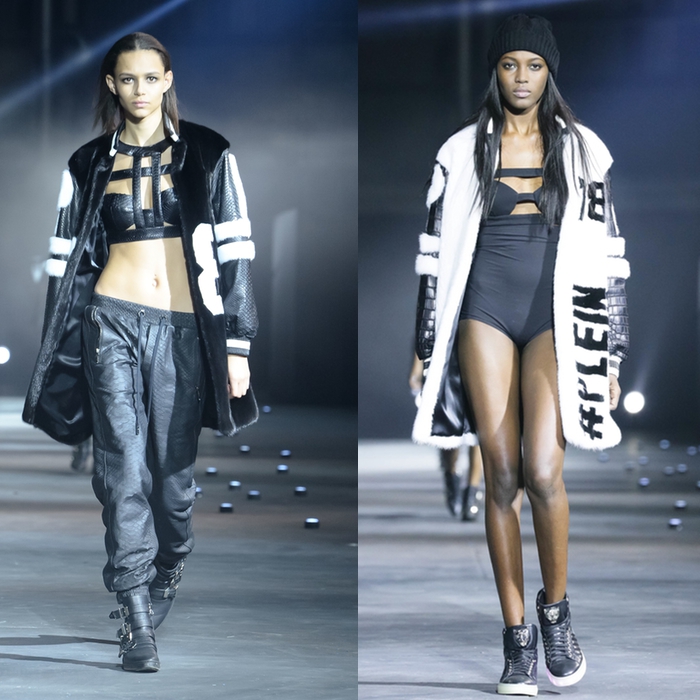 Philipp Plein Дизайнер Филипп Плейн каждый сезон превращает показ на Миланской неделе моды в перфоманс. Посреди подиума были построены американские