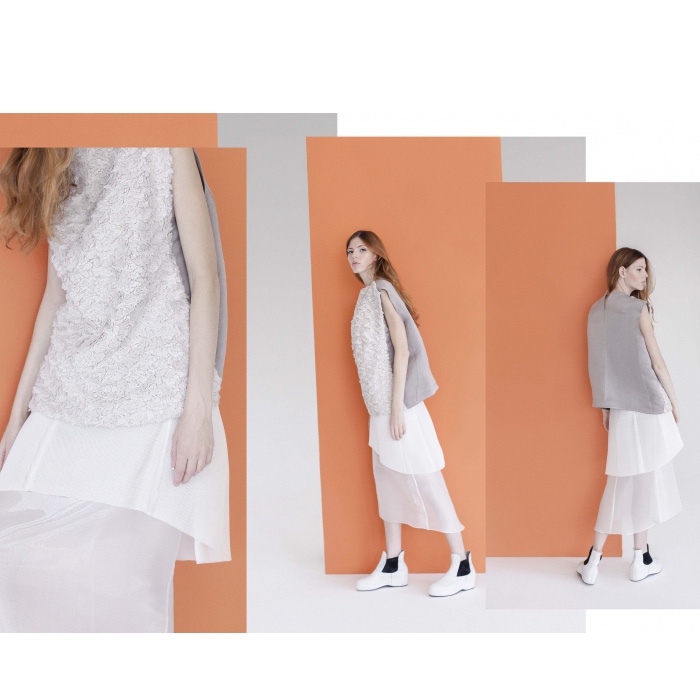 Vera Iguchi Еще одна выпускница Британской высшей школы дизайна — Вера Игучи. Помимо аккуратных и стилистически выверенных нарядов, нежных свитшотов с