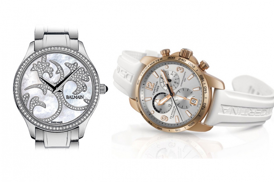 Balmazing, Balmain; DS Podium Aluminuim, Certina Зима недаром злится, перебираясь на новые часы. Морозные узоры украсили Balmain, Certina в