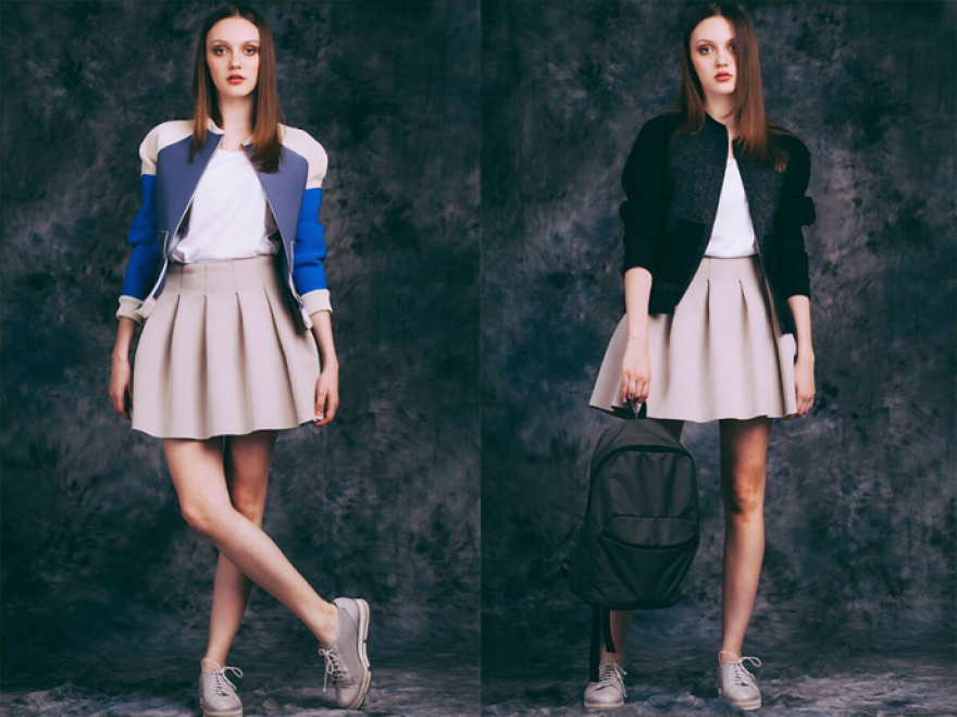 T.J.T.K. T.J.T.K. — творческий дуэт Евгения Кузьмина и Татьяна Турыгина. В своей коллекции ставку сделали на неопрен, смастерив кокетливые олимпийки и