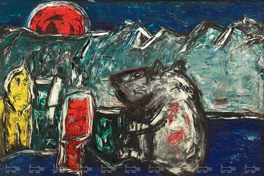 Борис Кошелохов. Серия «Два большака». Холст, масло. 2008 год