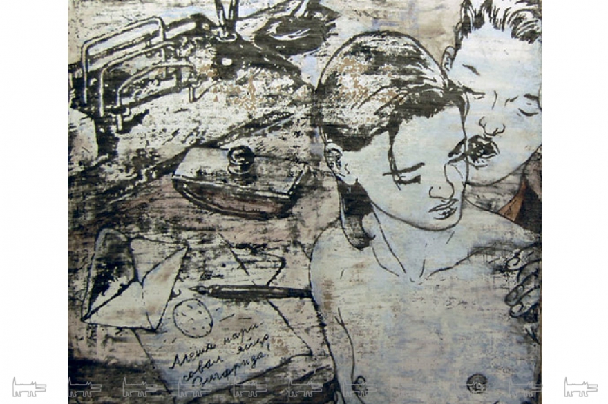 Юрий Александров. «Яйцо Зигфрида». Холст, масло. 1989 год