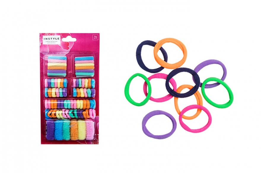 Набор резинок Fix Prixe (43 руб за 67 шт.) и Topshop (269 руб за 10 шт.)