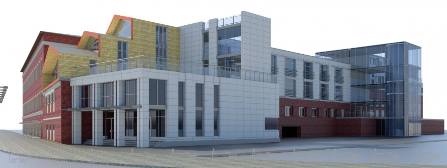 Один из будущих видов здания.