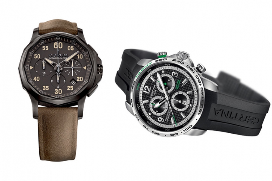 Admiral’s Cup Legend 42 Chrono, Corum; DS Podium Big Size Chronograph WRC, Certina Огромные цифры нужны не только на плакате в кабинете офтальмолога