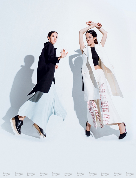 Матильда Шнурова. На Матильдe Шнуровой: Пальто Violence Clothing, платье и туфли Stella McCartney (ДЛТ) Жилет Barbara Bui, топ Jil Sander (все — BOSCOFAMILY), кюлоты