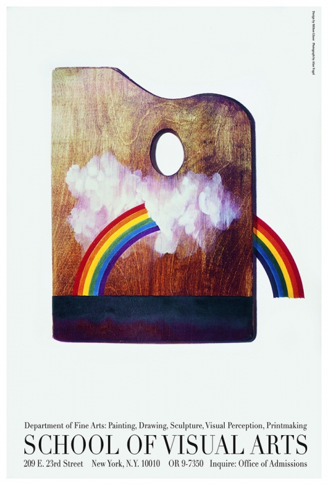 Milton Glaser, 1967 "School of Visual Arts Department of Fine Arts."