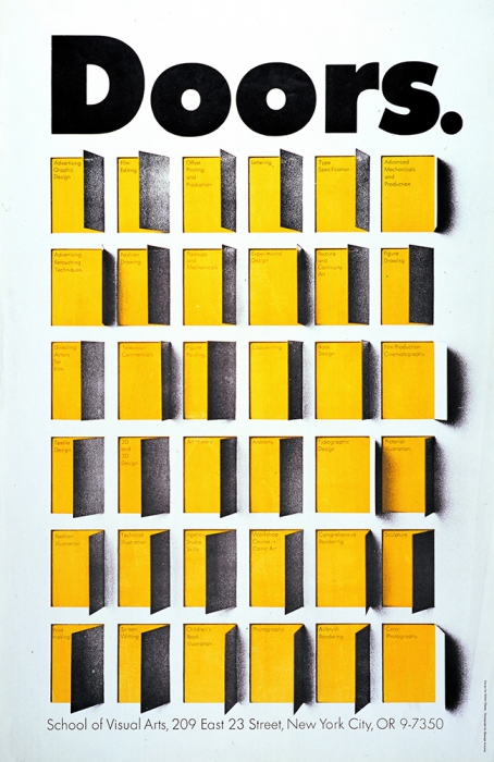 Milton Glaser, 1967 "Doors."