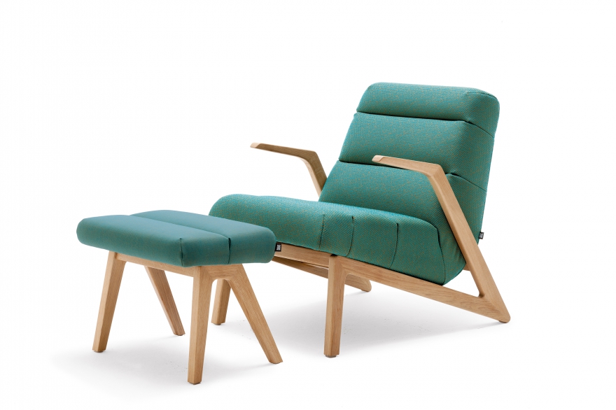 Кресло и пуф, RolfBenz