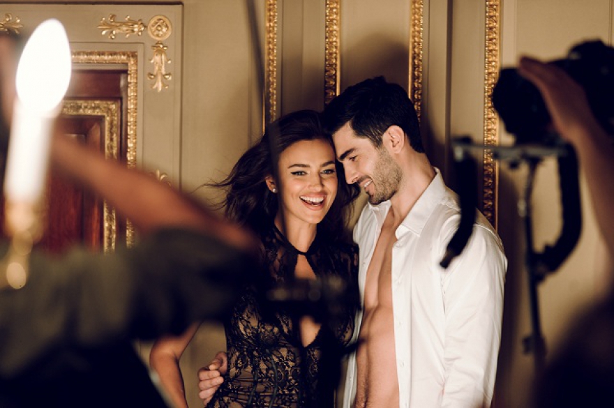 Бэкстейдж со съемок рекламной кампании осенне-зимней коллекции Love Republic с Ириной Шейк