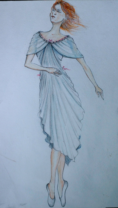 Иллюстрации Елисея Шепелёва, художника-постановщика балета Infinita Frida