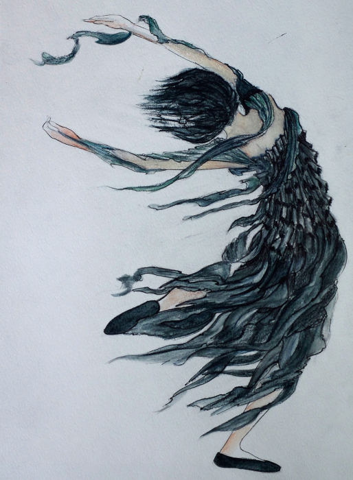 Иллюстрации Елисея Шепелёва, художника-постановщика балета Infinita Frida