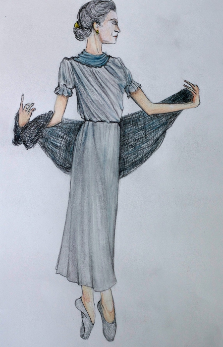 Иллюстрации Елисея Шепелёва, художника-постановщика балета Infinita Frida