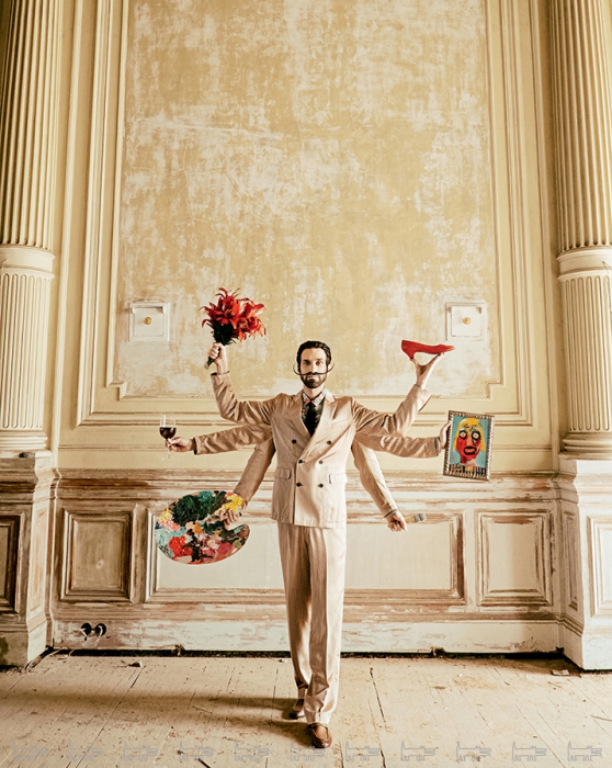 Костюм Dries Van Noten, галстук Ralph Lauren, туфли W.Gibbs (все— ДЛТ)