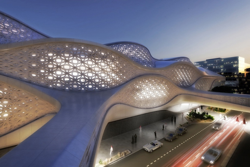 Золотая станция метро в Эр-Рияде, Саудовская Аравия