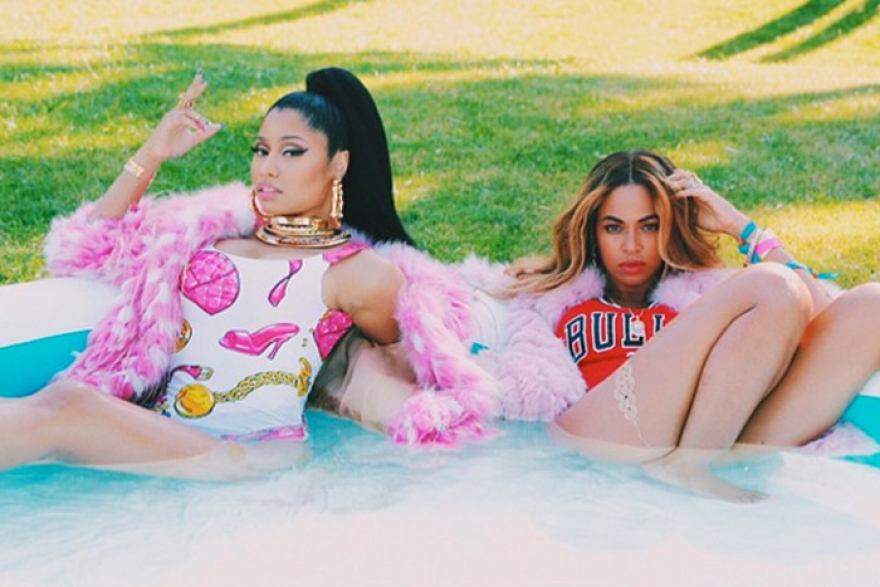 Кадр из клипа Feeling Myself с Ники Минаж и Бейонсе