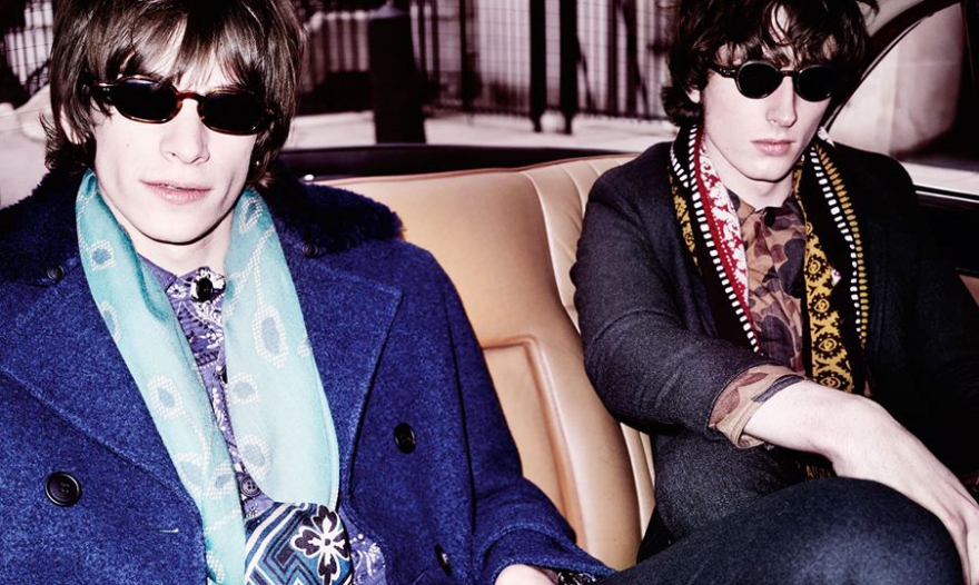 Burberry с британскими музыкантами Ранальдом Макдональдом и Оскаром Робертсоном