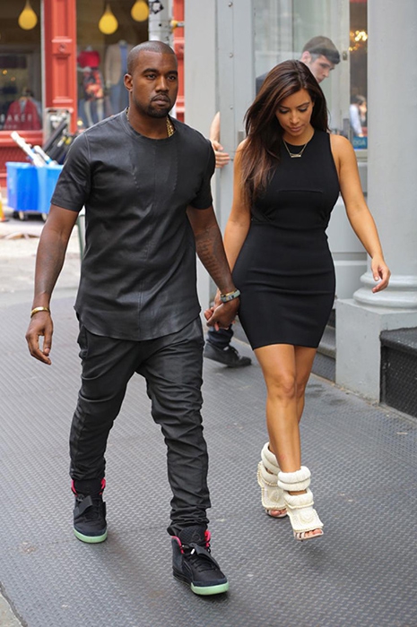 Ким и Канье на Манхэттене, 2014 год