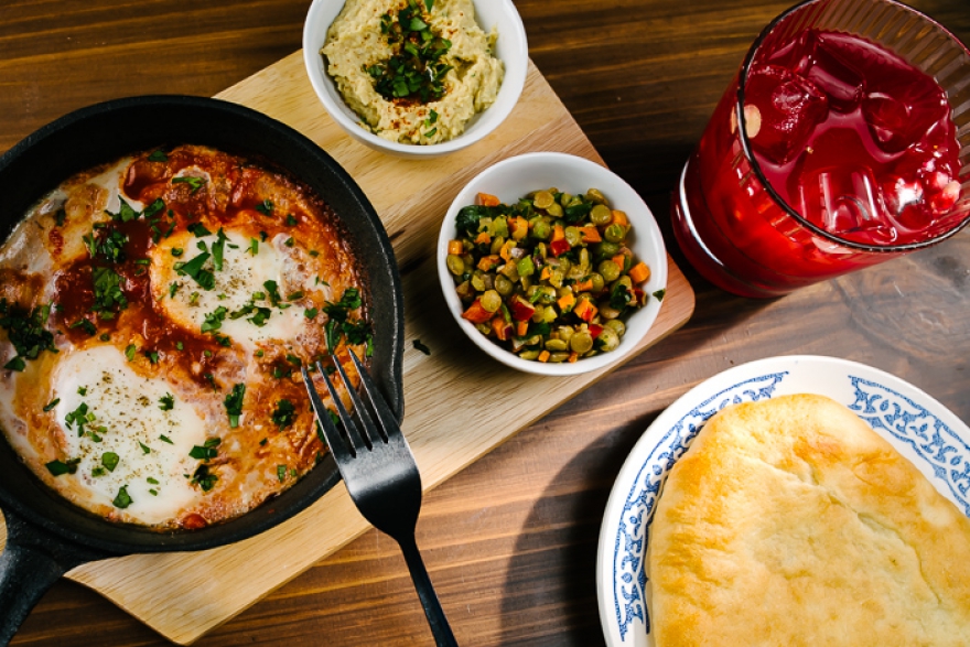 Шакшука из бара Bekizer