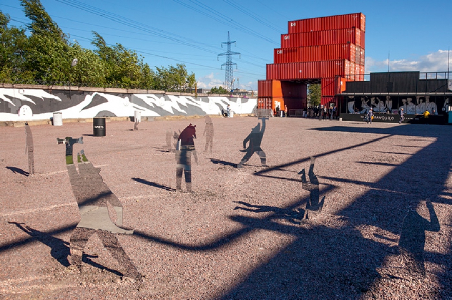 Наталья Пастухова. Инсталляция «Стая»