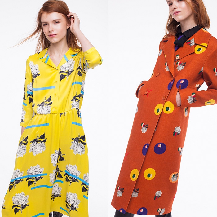 Дизайнер Лилия Пустовит умело сбалансировала все приемы современного искусства в осенней коллекции Poustovit: диджитал-арт-коллажи на платьях