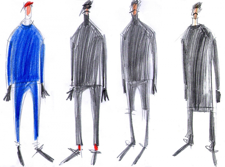 Эскизы коллекции осень-зима 2015